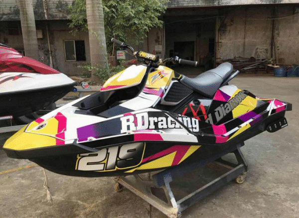 Motorcycle boat body film